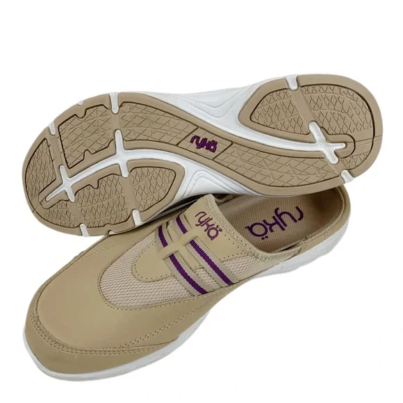 Ryka Maze Tan Nubuck/Suede Slip On Sneaker Size 8W - Picture 4 of 6